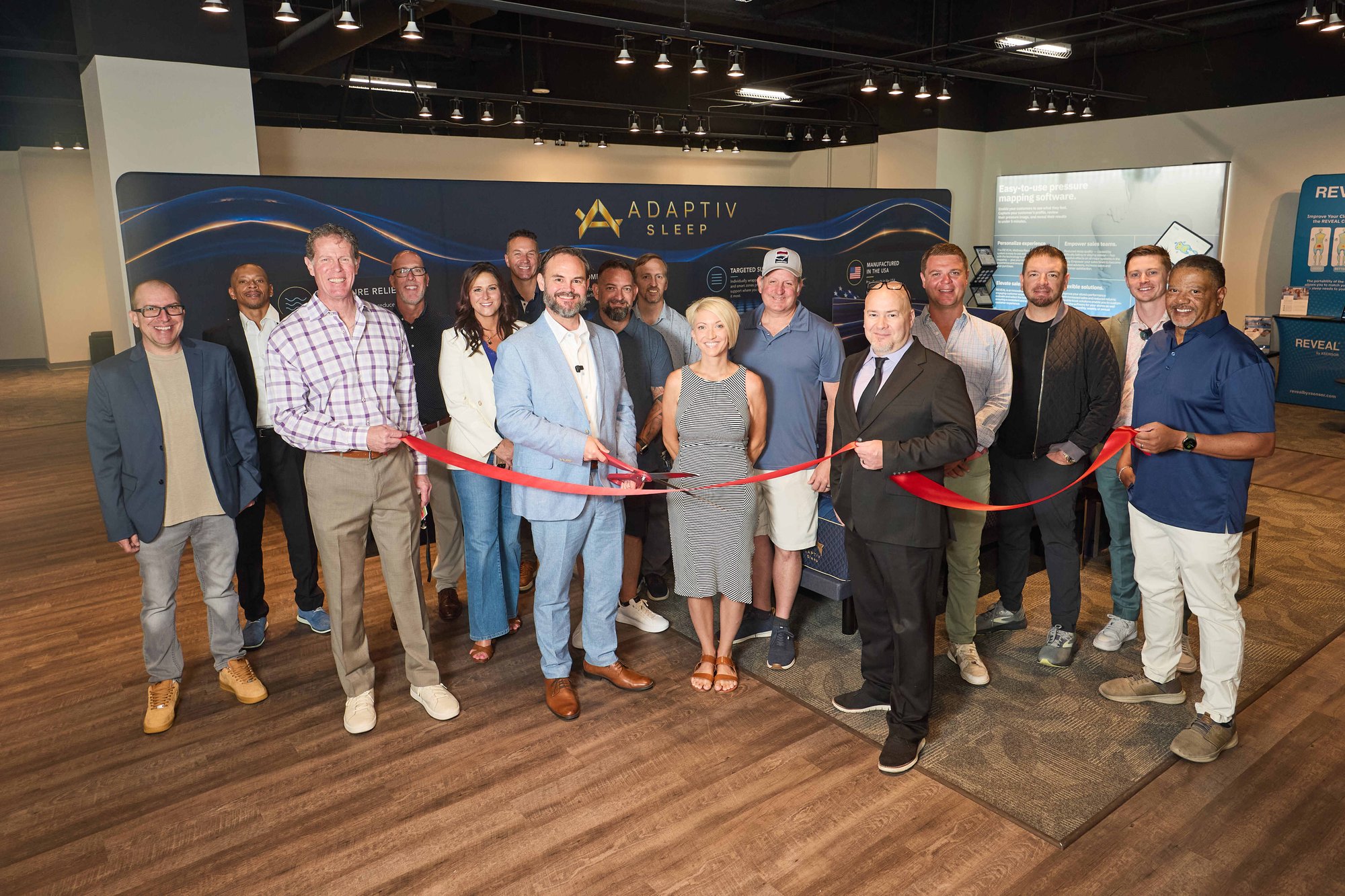 Adaptive sleep new showroom ribbon cutting